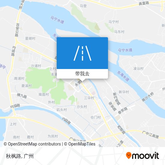 秋枫路地图