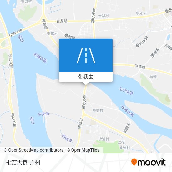 七滘大桥地图