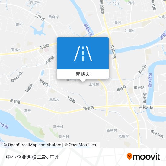 中小企业园横二路地图
