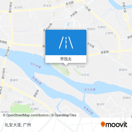 礼安大道地图