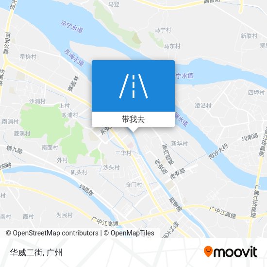 华威二街地图