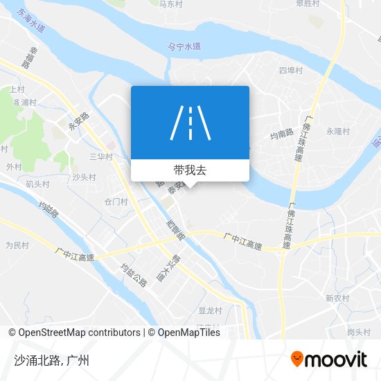 沙涌北路地图
