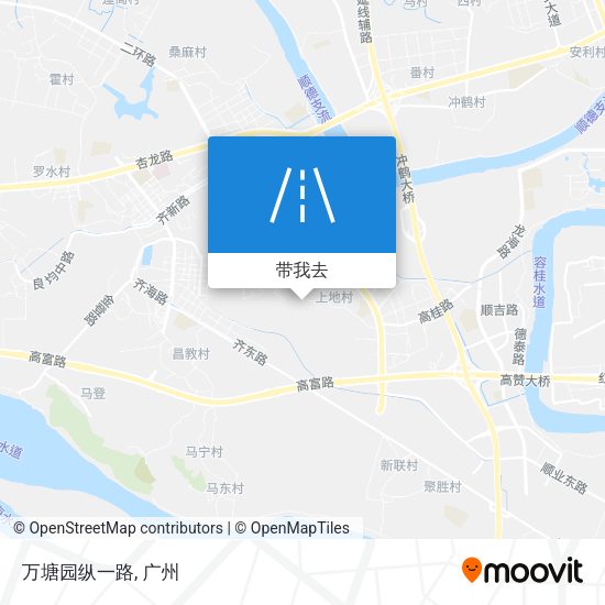 万塘园纵一路地图