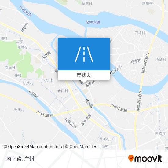 均南路地图