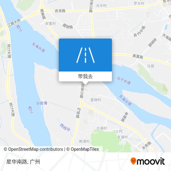 星华南路地图