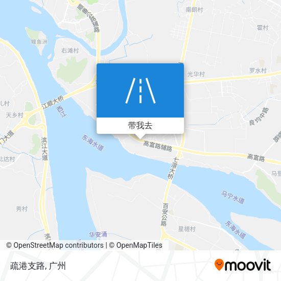 疏港支路地图