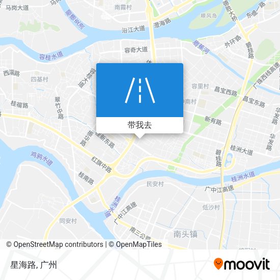 星海路地图