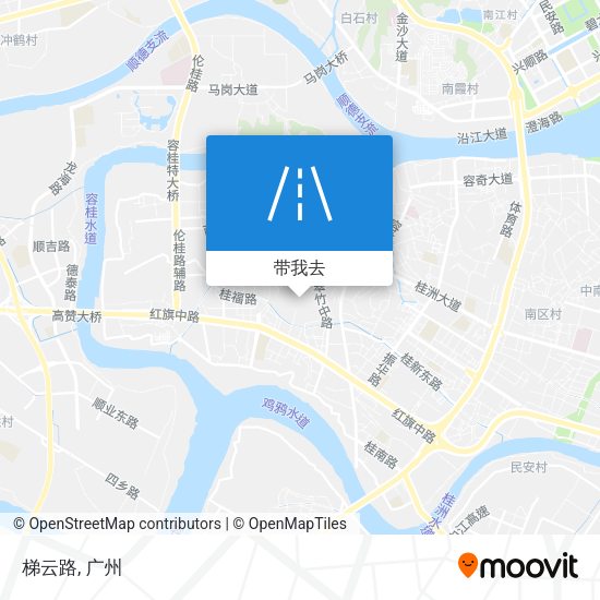 梯云路地图