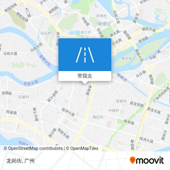 龙岗街地图