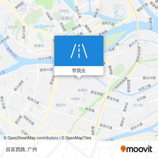 昌富西路地图