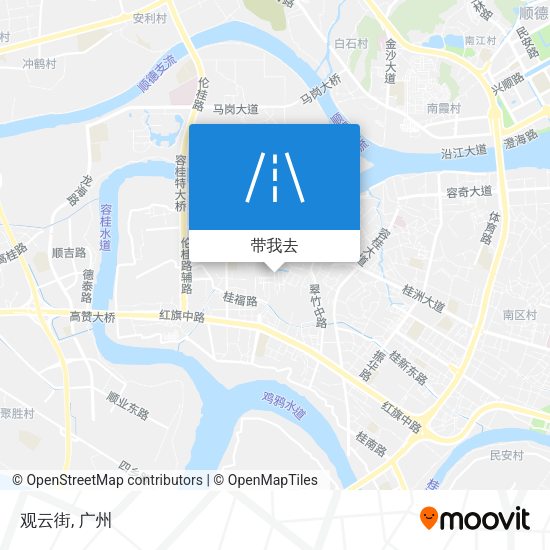 观云街地图