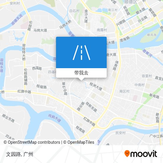 文园路地图