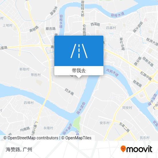 海赞路地图