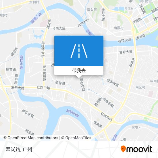 翠岗路地图