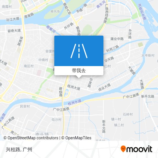 兴桂路地图