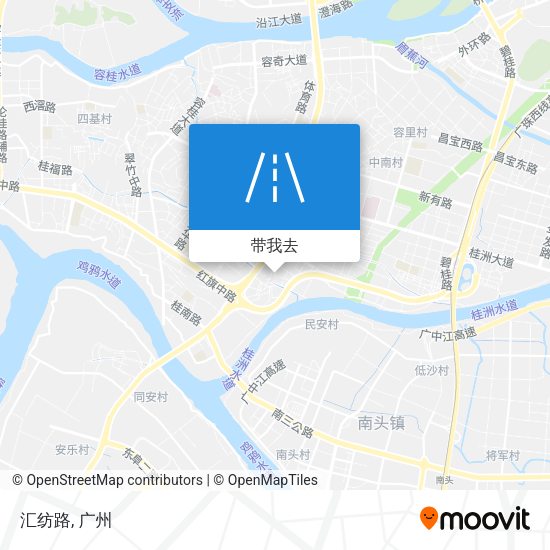 汇纺路地图