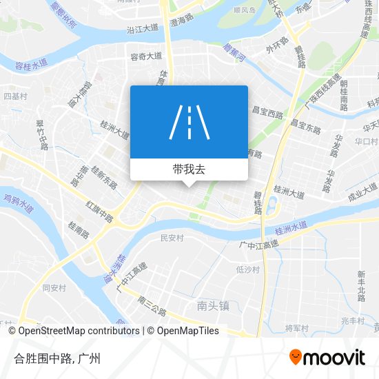 合胜围中路地图