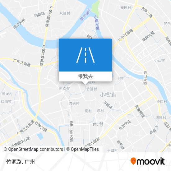 竹源路地图