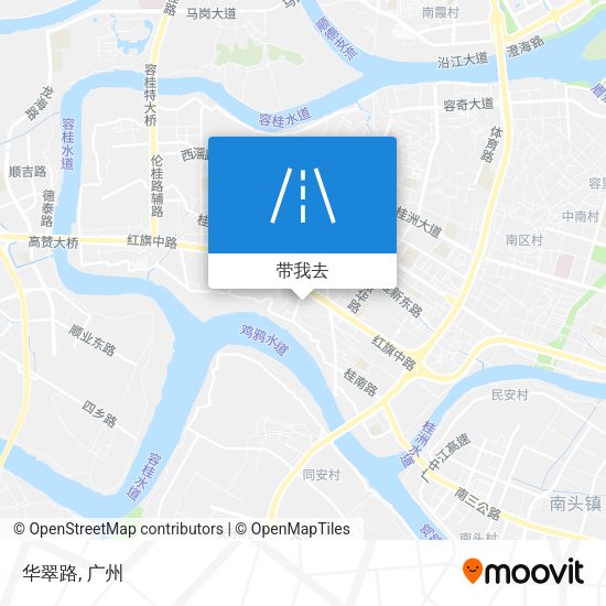 华翠路地图