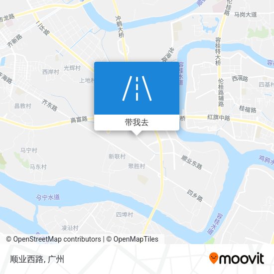 顺业西路地图