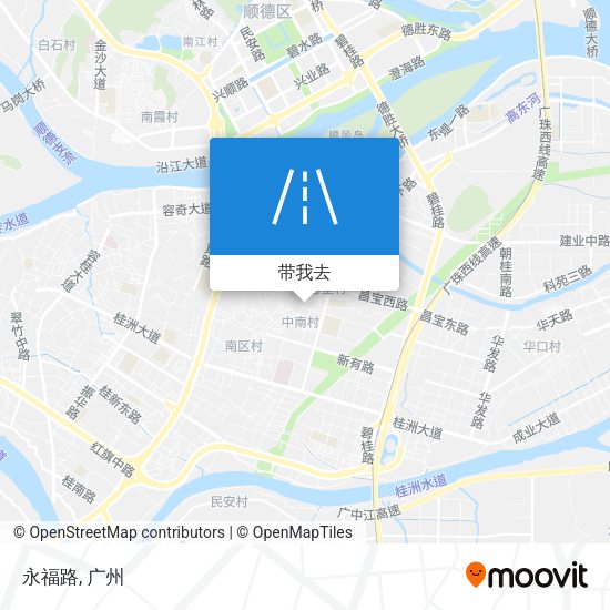 永福路地图