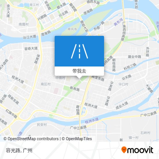 容光路地图