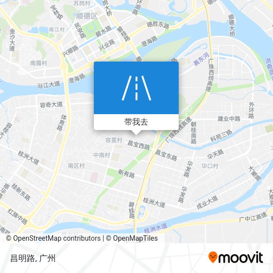 昌明路地图