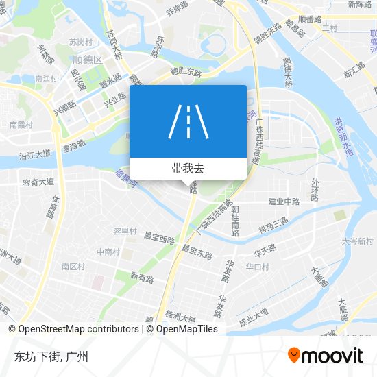 东坊下街地图