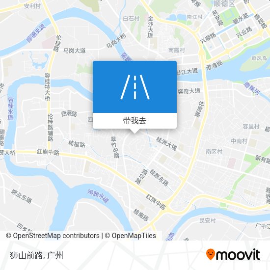 狮山前路地图