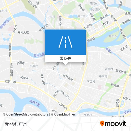 青华路地图