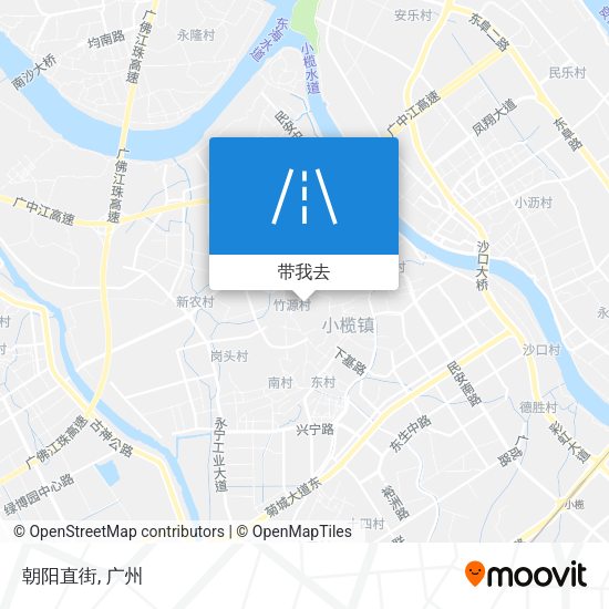 朝阳直街地图