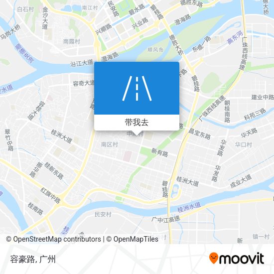 容豪路地图