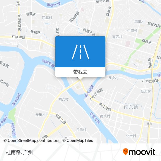桂南路地图