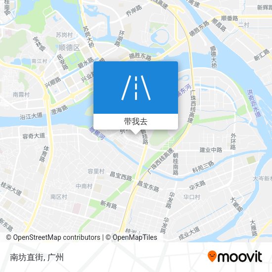 南坊直街地图