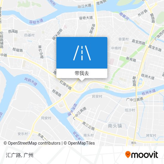 汇广路地图