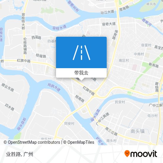 业胜路地图