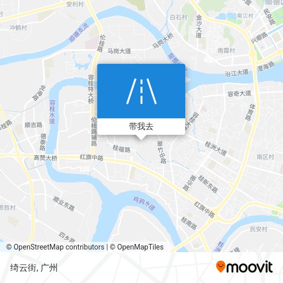 绮云街地图
