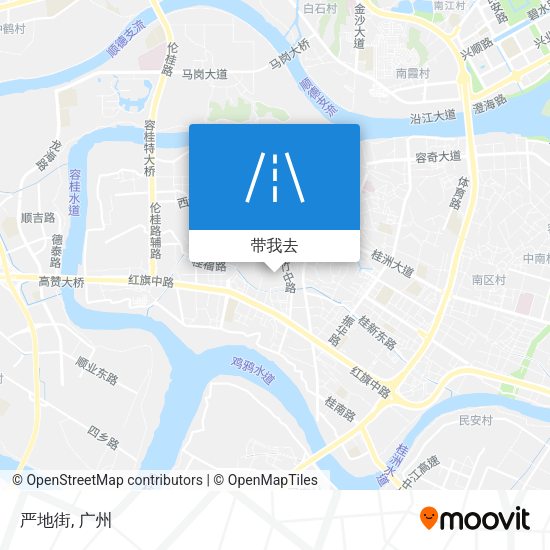 严地街地图