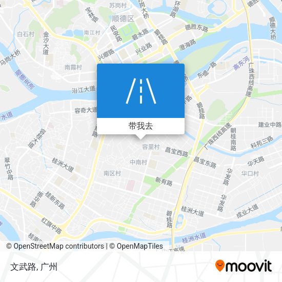 文武路地图