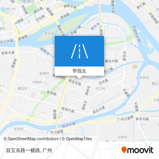 昌宝东路一横路地图