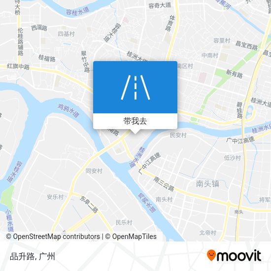 品升路地图