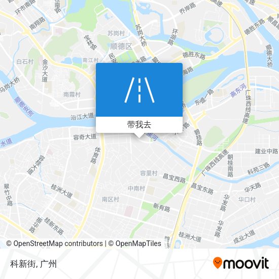 科新街地图
