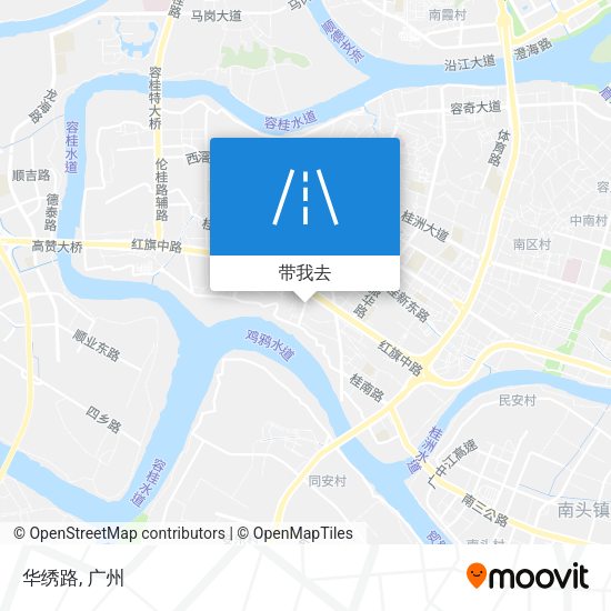 华绣路地图