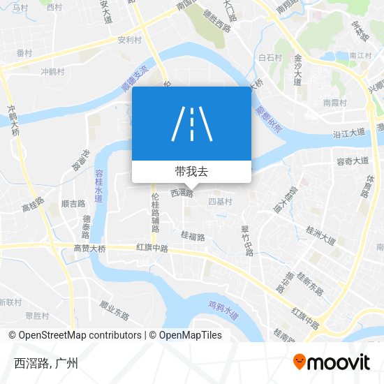 西滘路地图