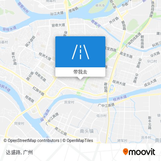 达盛路地图