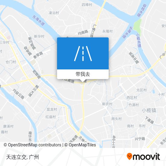 天连立交地图