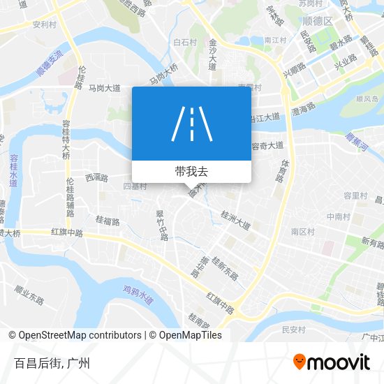 百昌后街地图