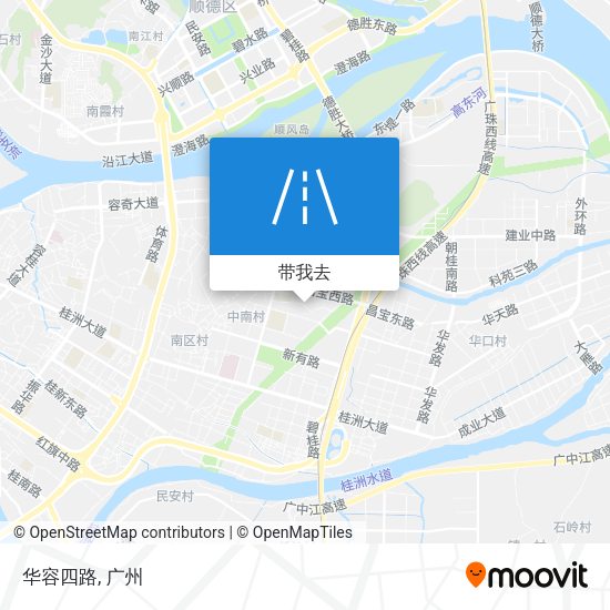 华容四路地图