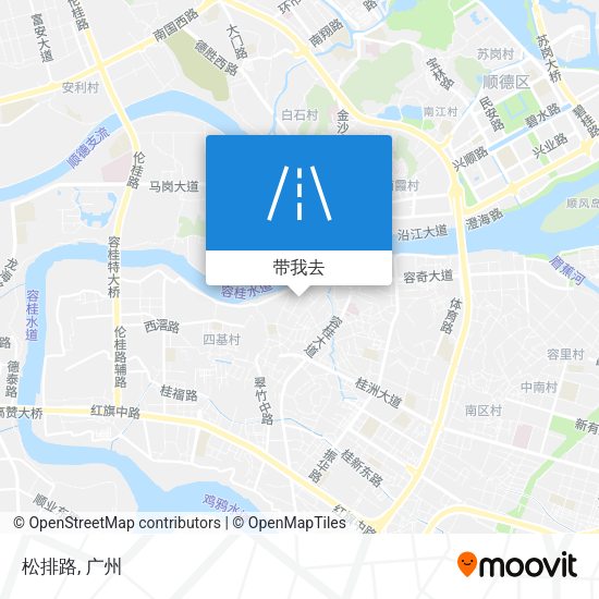 松排路地图