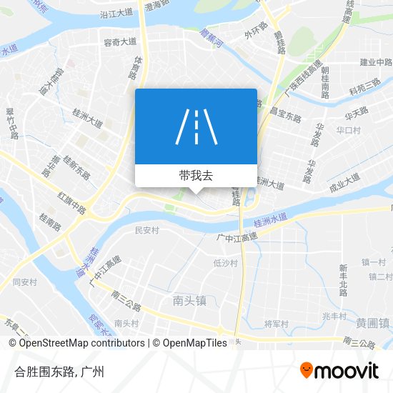合胜围东路地图